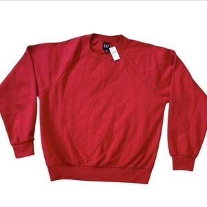 Gap crewneck relaxed fit sweatshirt XS red